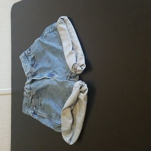 High rise Jean shorts
